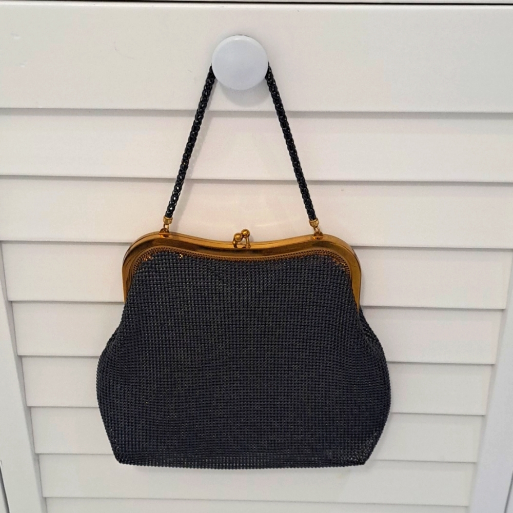 Glamorous Vintage Whitting and Davis Mesh Purse.